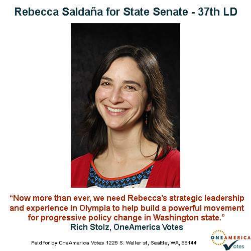 Seattleite206's tweet photo. @mahazja @saldanaSAGE @PramilaJayapal @BradyWalkinshaw @OneAmericaVotes #FinishingMove! #SweepTheLeg #WA37 #37thLD https://t.co/ZbwbUr4Ul0