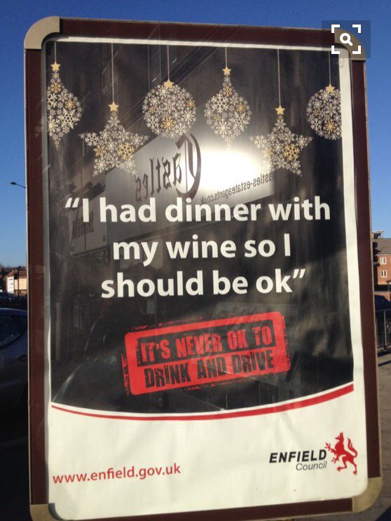 It's never ok to drink and drive. #RoadSafety