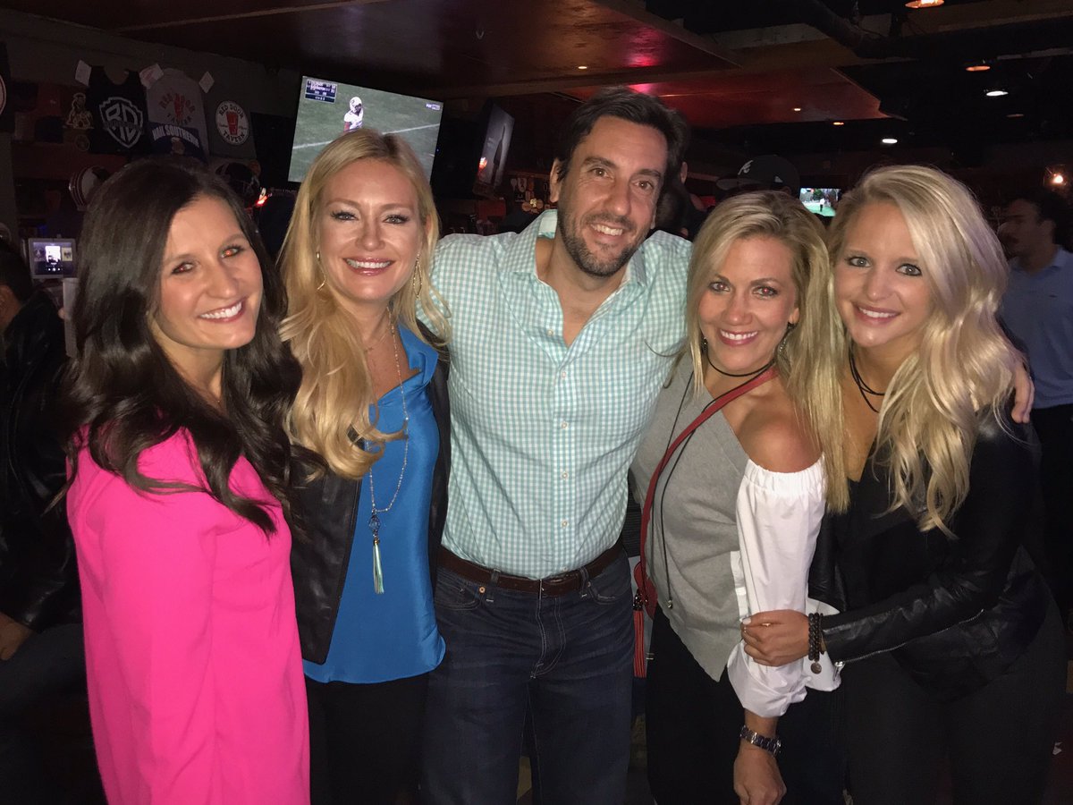 ClayTravis's tweet photo. Tits out for the Tide. Three single @Outkick girls. Say hi. @natalee11 @LanaKoenning @lauraburdine https://t.co/5zAJSuvGUe