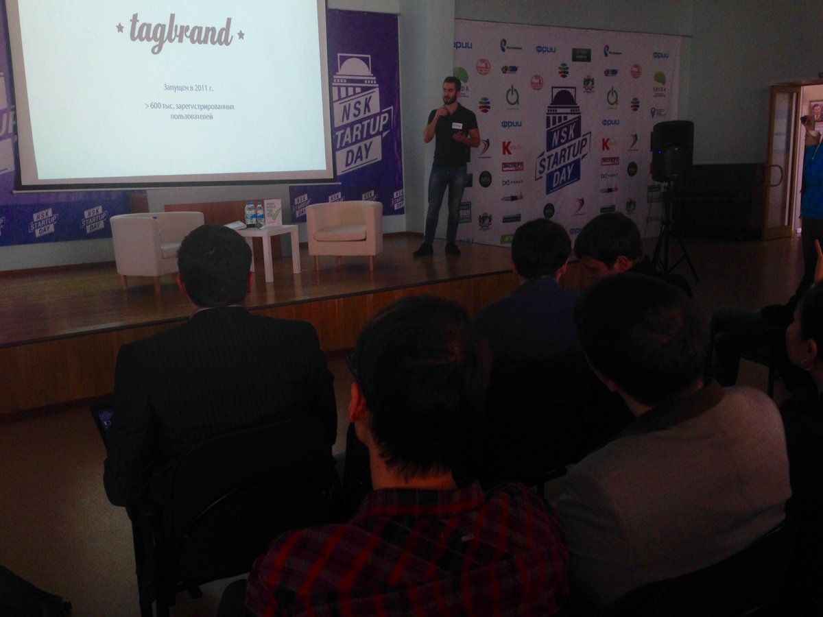 Ekaterina_Kass's tweet photo. Создатель самого стильного приложения, TagBrand!  Александр Кобозев сегодня у нас в гостях❤️#фрии #NskSturtupDay #TagBrand https://t.co/mE1z4uNXza
