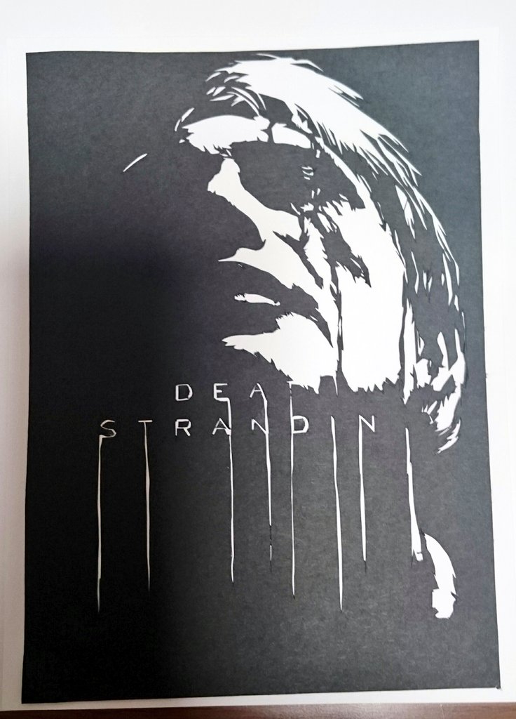 watchAfilmlove's tweet photo. タグ付きでもう1度ww
出来れば別シーンも切り絵チャレンジしてみます(๑•̀ㅂ•́)و✧
#DeathStranding
#MadsMikkelsen https://t.co/K36vL1mdDA