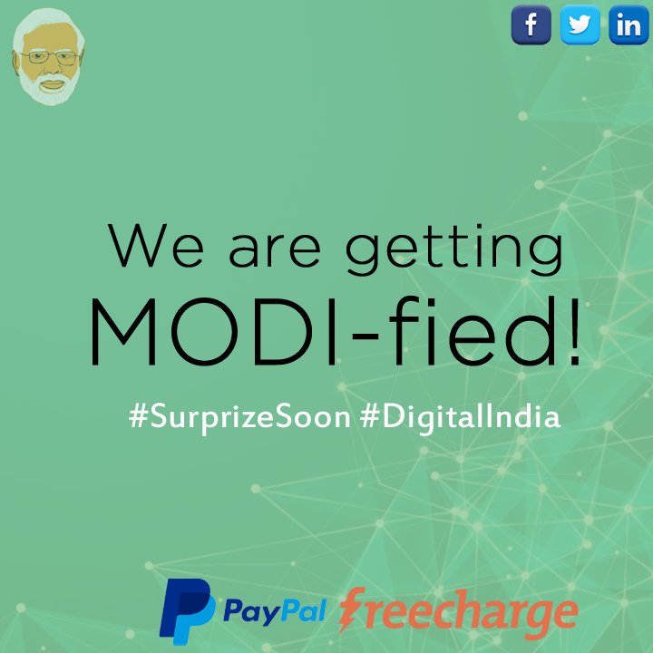 DigitalPalettes's tweet photo. Along with the nation, even we are getting MODI-fied! #Surprize #ComingSoon #DigitalIndia #Palettes @chits17 @RadioPonnu  @TheGeminiGal https://t.co/YHSBTOZaXc