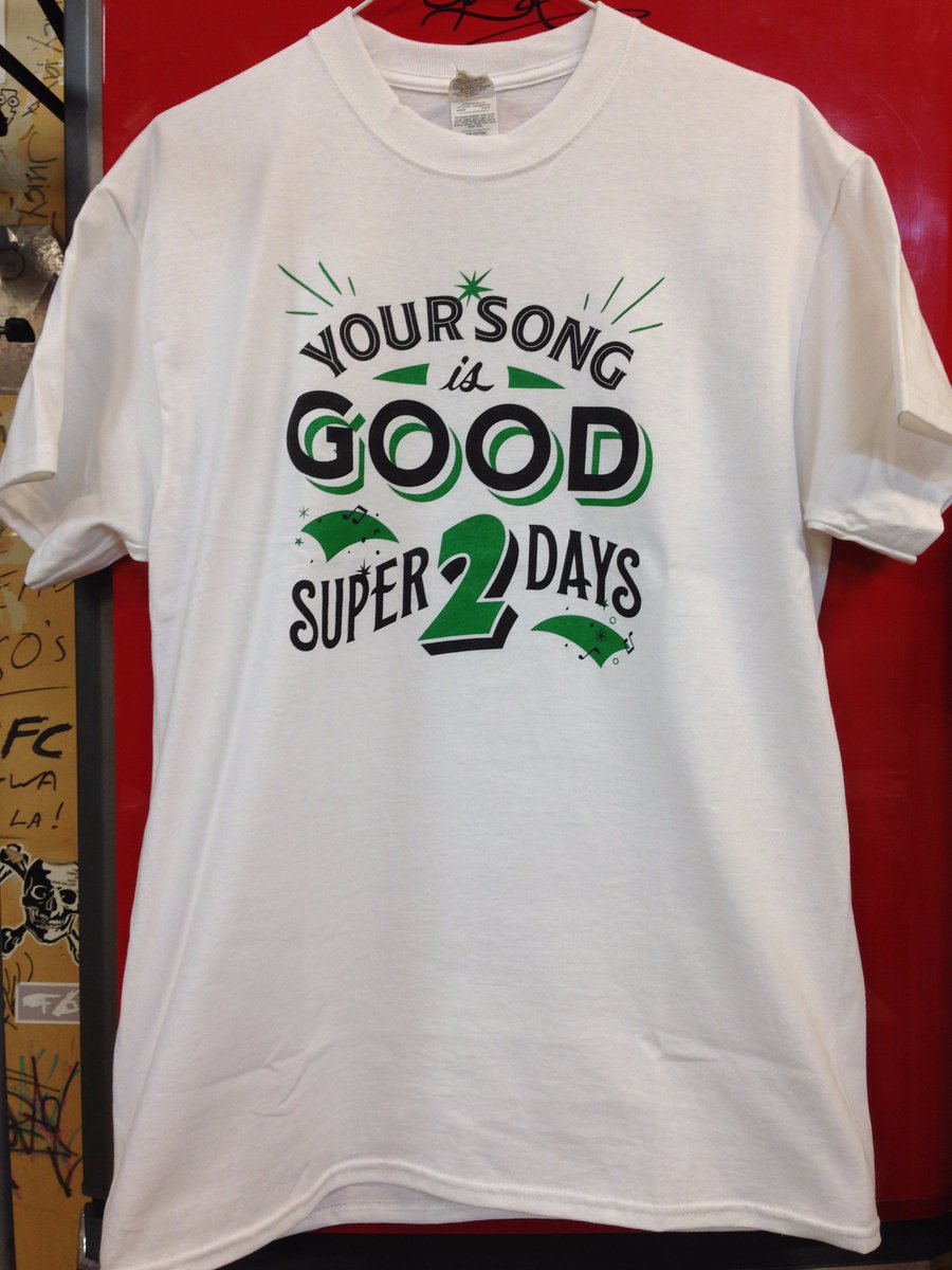 カクバリズム Your Song Is Good 本日明日とリキッド超2日間開催です この日に合わせて新作グッズもご用意しました フライヤーにもなっている79さん描き下ろしのロゴを使用したイベントtee Super 2days Tee 2500 是非お買い求め下さい グッズ紹介 カクバリズム Your Song Is Good 本日明日とリキッド超2日間開催です この日に合わせて新作グッズもご用意しました フライヤーにもなっている79さん描き下ろしのロゴを使用したイベントtee Super 2days Tee 2500 是非お買い求め下さい グッズ紹介
