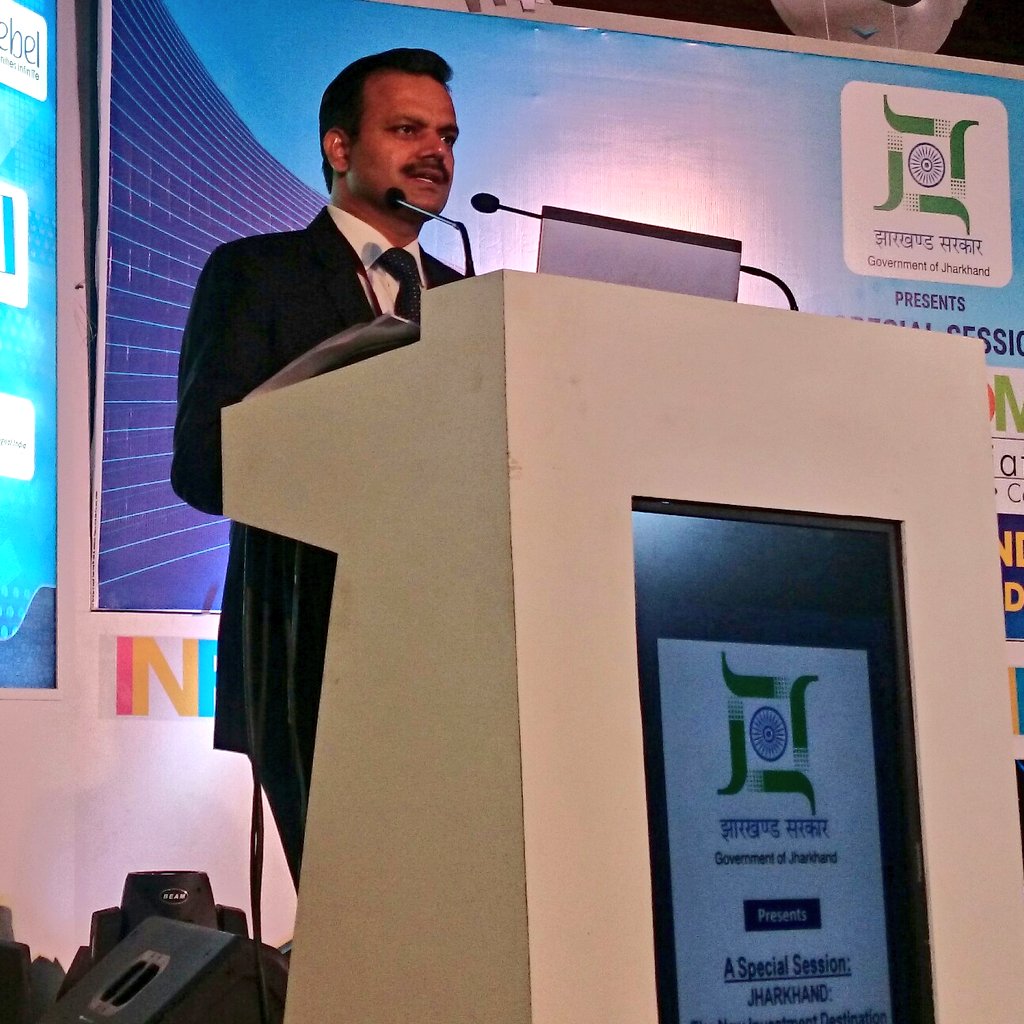 infocomconnect's tweet photo. Mr. Barnwal takes the stage to discuss industrial possibilities in #Jharkhand.
#INFOCOM2016 #DisruptiveInnovation #Calcutta https://t.co/lBKp4SziyJ