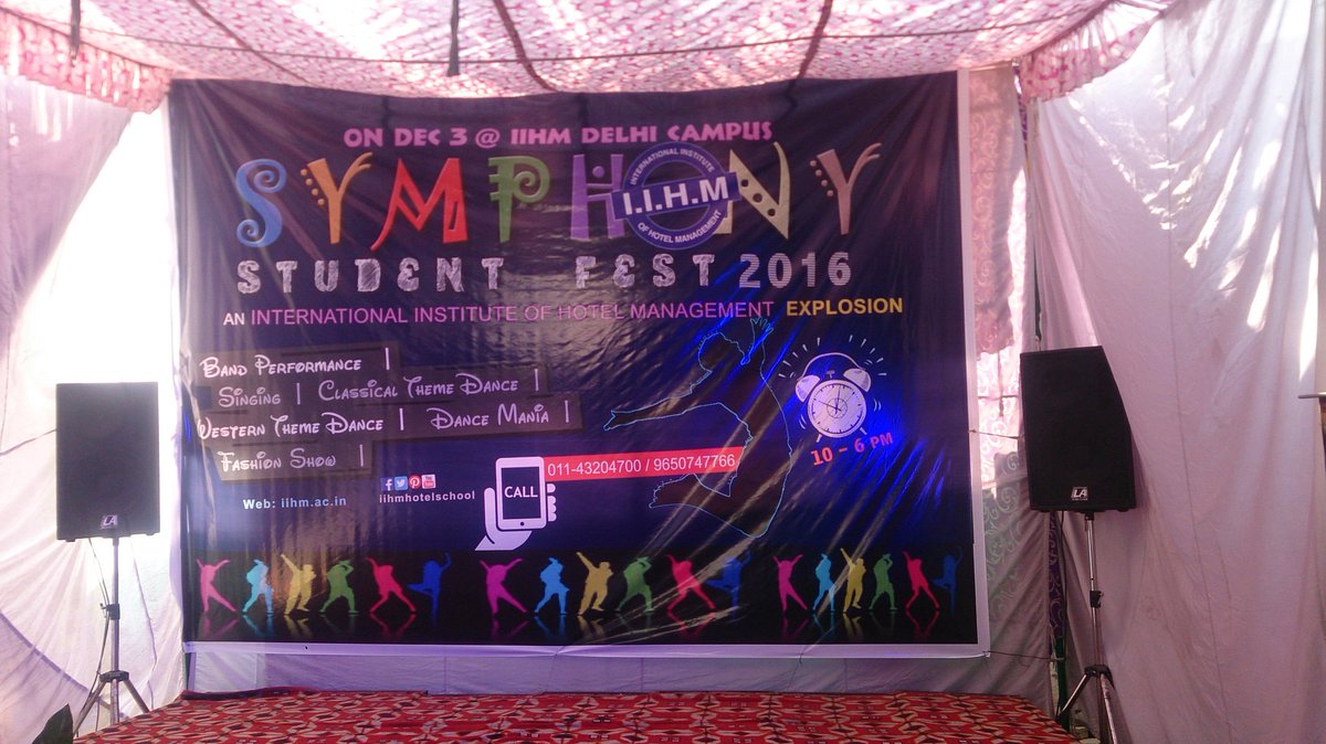 Ms_Tlau92's tweet photo. .@IIHMHOTELSCHOOL #Symphony2016 blasts off.  #Goodluck all participants .@subornobose .@AADirIIHMDELHI .@ichefshalini @NIKUNJ11223344 https://t.co/u7tFrYtvAn