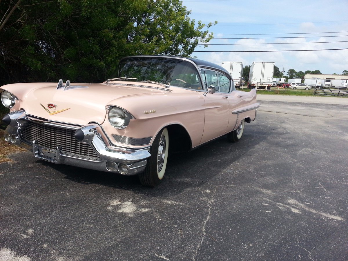 BillKinard1's tweet photo. Elvis Presley's 1957 Pink &amp; Black Cadillac:  For Sale:
Asking $1,200,000 US Dollars
Contact me, Bill Kinard @ kinard_bill@yahoo.com https://t.co/MBCrV243tS