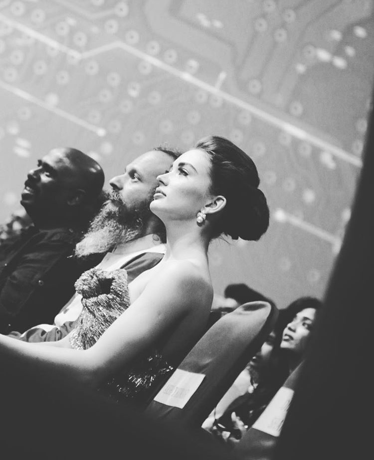 srinath_kalasal's tweet photo. .@iamAmyJackson #NiravShah and Art Director #Muthuraj from the #2Point0Firstlook Event! https://t.co/O1aBNhrVef https://t.co/UHMKMsnOoe