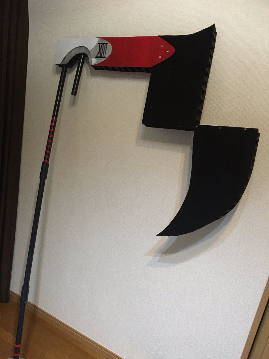 なおさく Ar Twitter 13 Sジェイソン製作記録 ジェイソンやっとここまでできたよー あと少しで完成 ほぼ実物大だから安定させるの大変 東京喰種 喰種 クインケ 鈴屋什造 什造