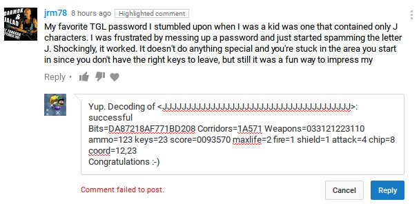 RealBisqwit's tweet image. Jeez, @Google. With all the recent improvements to @YouTube, this "Comment failed to post" is still a thing? #badcoding #uxfail #failure