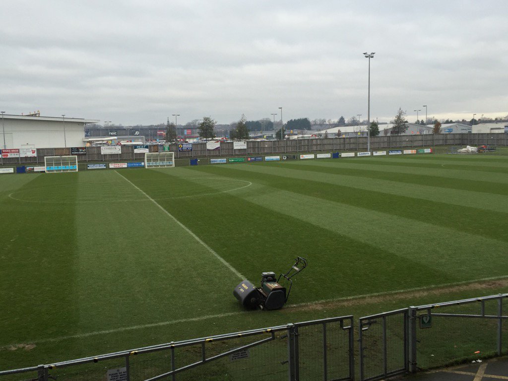 VentressGary's tweet photo. Darlington v Salford at Hp potentially last match for Darlington pitch looking good for match no24 this season https://t.co/EYW5BB0UJv