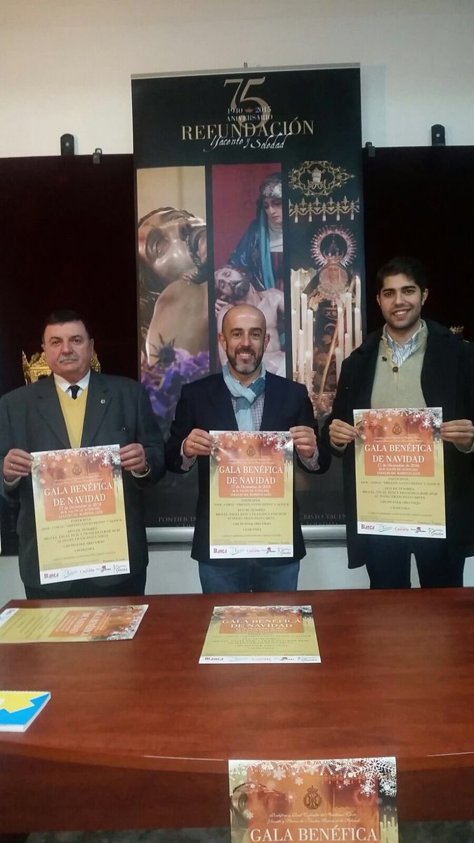 GPJovenSoledad's tweet photo. Presentacion del cartel de la Gala Benéfica de Navidad. ¡No te lo pierdas! https://t.co/I5RCzbaK48