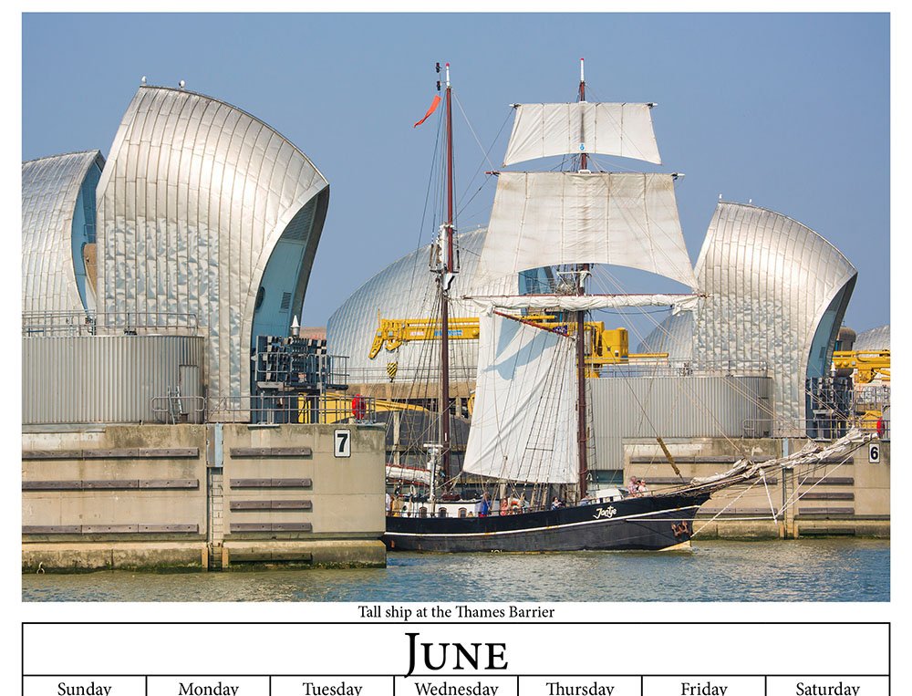 ThamesPics's tweet photo. June photo in the On The Thames 2017 calendar is the tall ship Jantje at the Thames Barrier https://t.co/nrnHy869hX https://t.co/eaEeCM8n4f