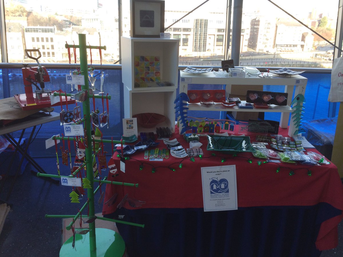 All set up for <a href="/Sage_Gateshead/">Sage Gateshead</a> for the Christmas cracker fair #SmallBizSatUK