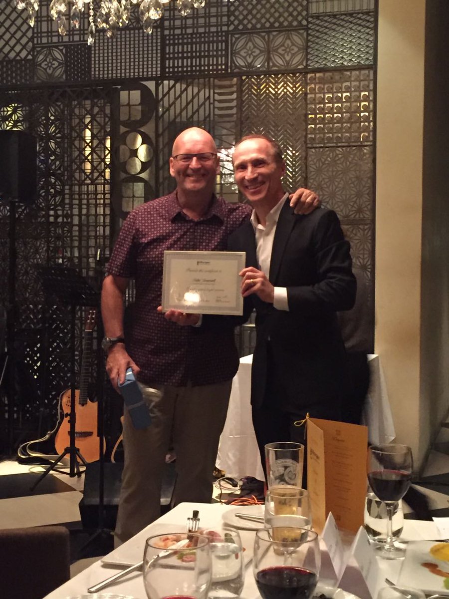 IanWRobb's tweet image. Celebrating 20 years of service with Morgan. Awarded to Ralph Gomarsall a great colleague and an even greater friend congratulations