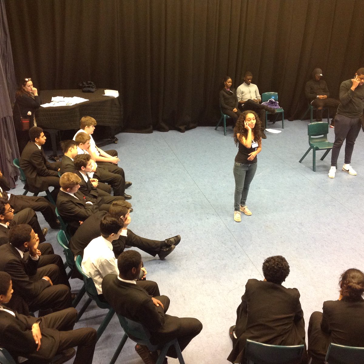 FHSCitandPSHEE's tweet photo. Year 10 took part in Prevent workshops, see them in action! 
Thank you @SecondWave1 for your highly engaging and thought provoking work! https://t.co/Lk6VZl1wd7