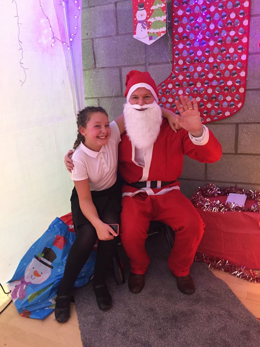 Tasha meeting Santa lol <a href="/AvenueEndPS/">Avenue End Primary</a>