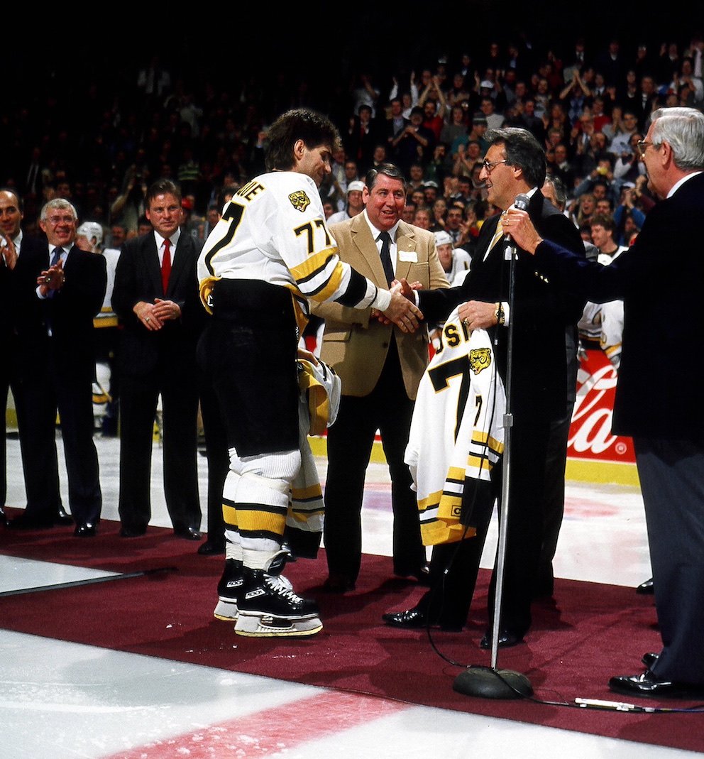 Bruins retire Ray Bourque's No. 77