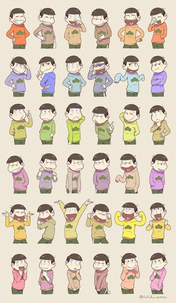 choro_mathu's tweet photo. この中からチョロ松を見つけられますか？ちなみに6人います https://t.co/VExOT7NmxG