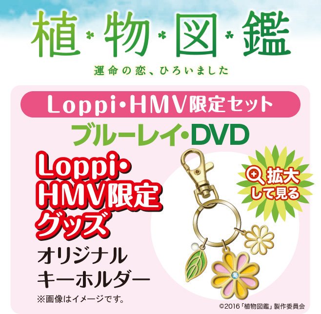 Hmvイオンモール高知 No Twitter 植物図鑑 原作は高知出身作家 有川浩 映画 植物図鑑 Dvd Blu Ray12 7発売 Loppi Hmv限定グッズ 花形モチーフのキーホルダー 付きセットも発売 詳細 予約 T Co Gwr7uaaiki 岩田剛典 高畑充希 T Co Hmvイオンモール高知 No Twitter 植物図鑑 原作は高知出身作家 有川浩 映画 植物図鑑 Dvd Blu Ray12 7発売 Loppi Hmv限定グッズ 花形モチーフのキーホルダー 付きセットも発売 詳細 予約 T Co Gwr7uaaiki 岩田剛典 高畑充希 T Co
