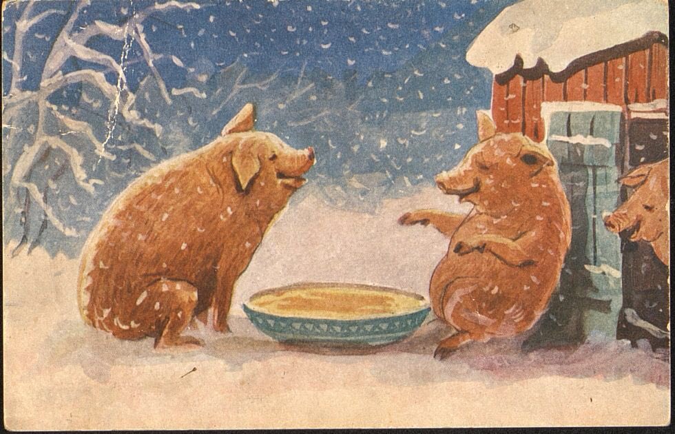 Vestfoldarkivet's tweet photo. Luke 3. Årets #etegilde - altså #julebordsesongen - er i gang. #gjertinesjulekalender #arkivadvent #arkiv #advent https://t.co/7larDGCoIs
