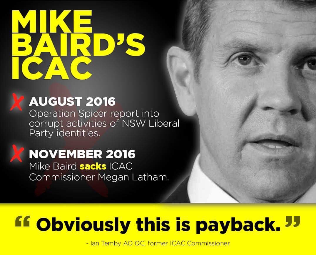 daveyk317's tweet photo. Mike BAIRD seeks to allow his CORRUPT #Fiberals to continue their CORRUPTION#Auspol https://t.co/98aykPOD5l