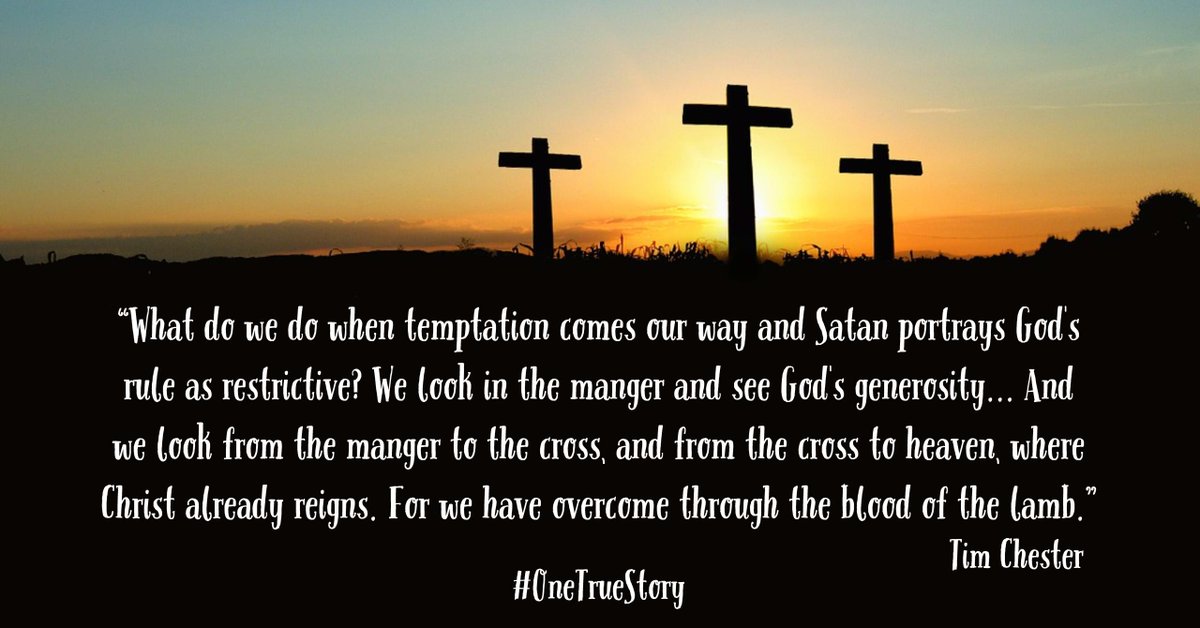 abovebar's tweet photo. "We look from the manger to the cross, and from the cross to heaven, where Christ already reigns." #OneTrueStory https://t.co/sLhkkIhI3U