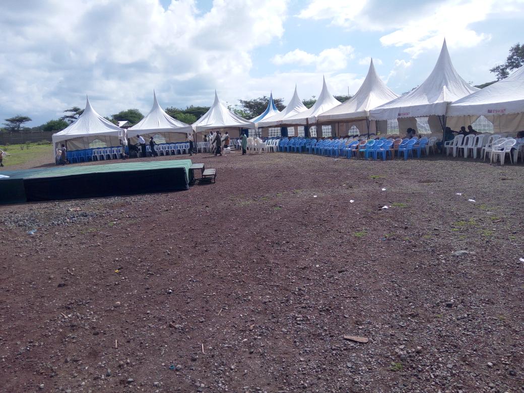 IsioloU's tweet photo. All is set for #IsioloPeaceConcert to be flagged by #Isiolo county commissioner @GeorgeNatembeya  #istand4peace https://t.co/039GbeqzVw