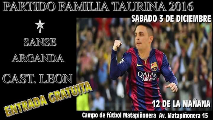 Hoy a las 12 nos vemos en el Partido Familia Taurina con los mejores #Recortadores #Corredores #GentedelToro d #Sanse #Arganda #CastillaLeon