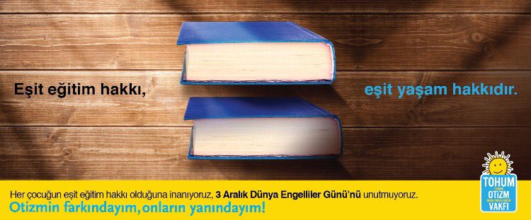 3 Aralık Dünya Engelliler Günü: Otizmli çocuklar için eğitim haktan da öte tek çaredir.