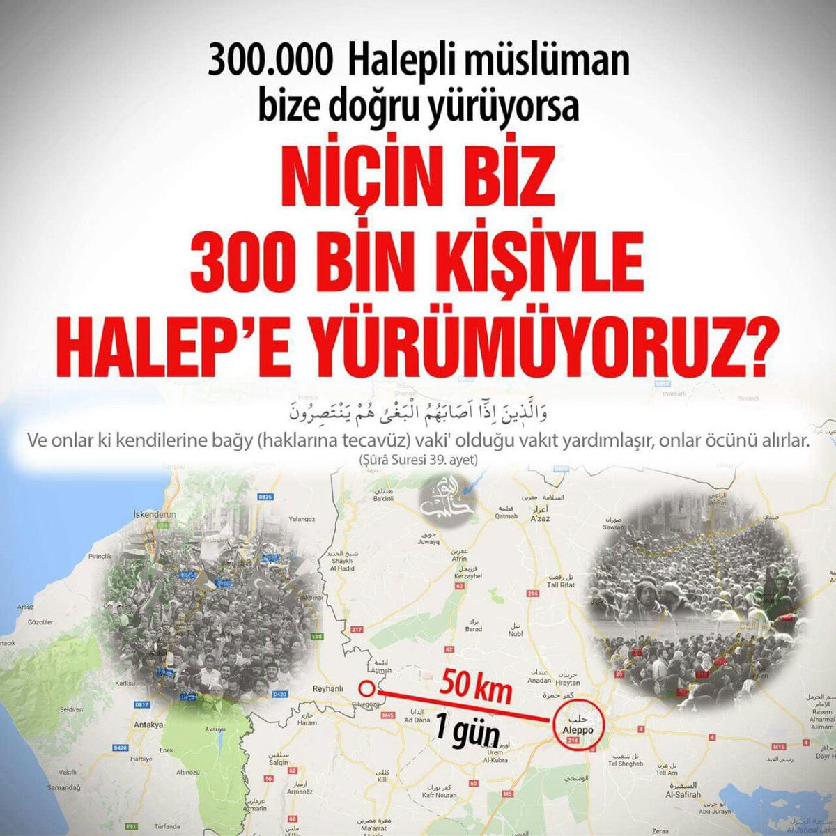 #HalepeYürüyoruz