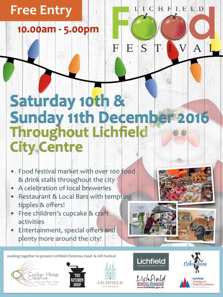 We're at a big one next weekend <a href="/lichfieldfest/">Lichfield Festival</a> <a href="/LichFoodFest/">Lichfield Food Fest</a> <a href="/LichfieldBID/">Lichfield BID</a> Lichfield food festival can't wait see you there 🐷 #thetastypig