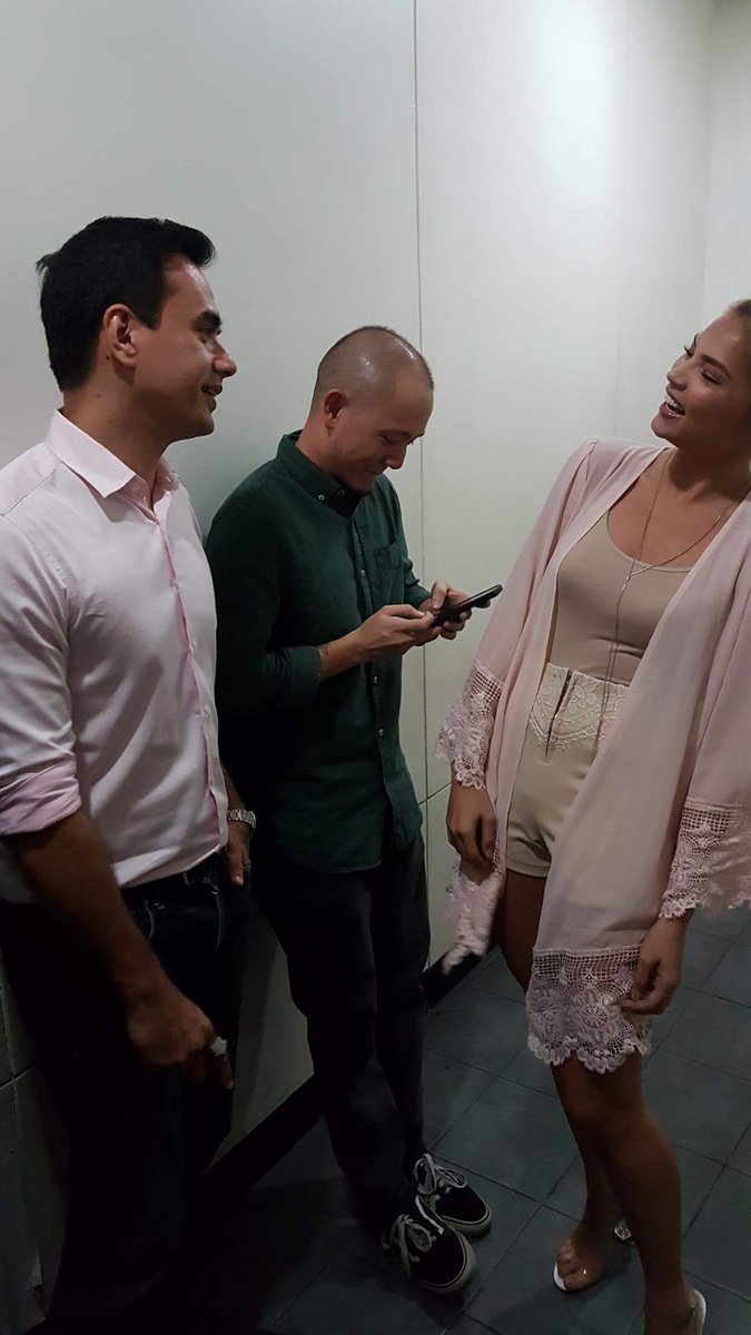 CybeRhians's tweet photo. Team #SavingSally! #MMFFLaunch https://t.co/UqPp2inzZo