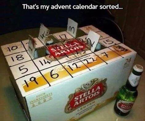 Advent calendars are not just for kids #ChristmasSorted