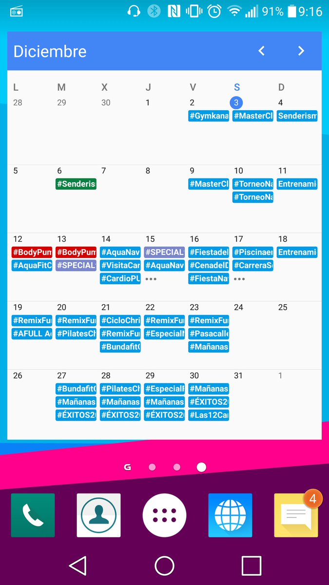 lacarlotapmd's tweet image. Nuestra Agenda nos recuerda q hoy tenemos #MasterClassNatación.... Y #Diciembre acaba d empezar. Agenda A TOPE!!!! #DiciembreconDdeDeporte