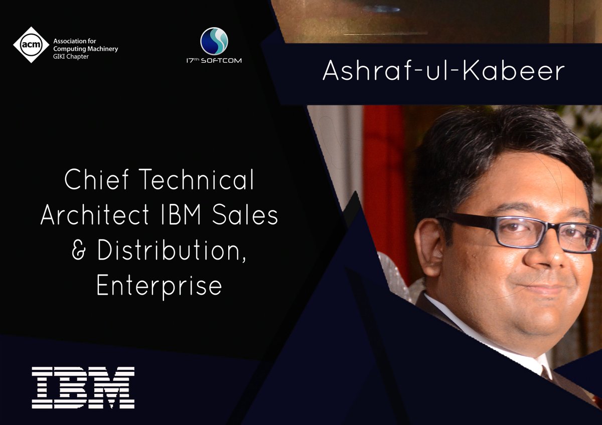 acmgik's tweet photo. Introducing our guest speakers for TechTalks
Do have a listen at their experiences and personal opinions.
#17thSoftcom #IBMxSOFTCOM #ACMGiki https://t.co/ruZAPiFZVW