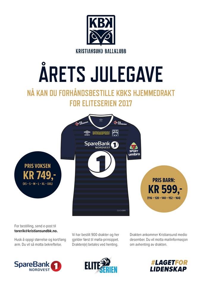 Her er årets julegave! #LagetForLidenskap #KBK kristiansundbk.no/news/article/8…