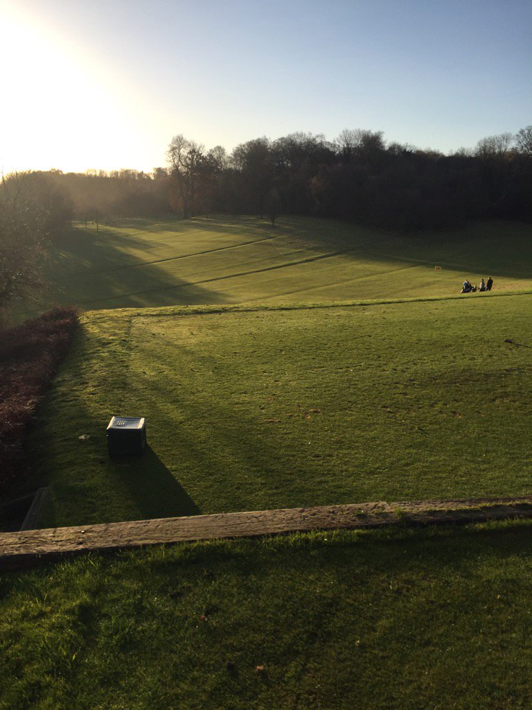 A beautiful day for our Turkey Trot. A full field is taking part.
