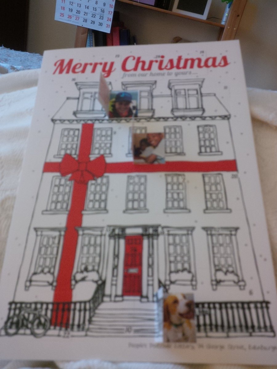 petebestuk's tweet photo. @PostcodeLottery Loving my #PeoplesPostcode Advent Calendar/Christmas Card. Each door a recipient of funds #Goodwill https://t.co/ekdJ6FCt5u
