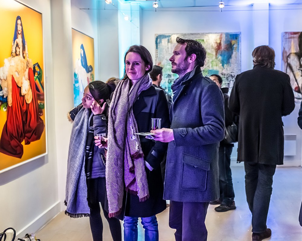 le18bis's tweet photo. Très beau #vernissage de l' #exposition New Era organisée par Vanessa Virag au #18bis #Paris #artcontemporain #culture #galerie #arts https://t.co/jZqCDGKSkF