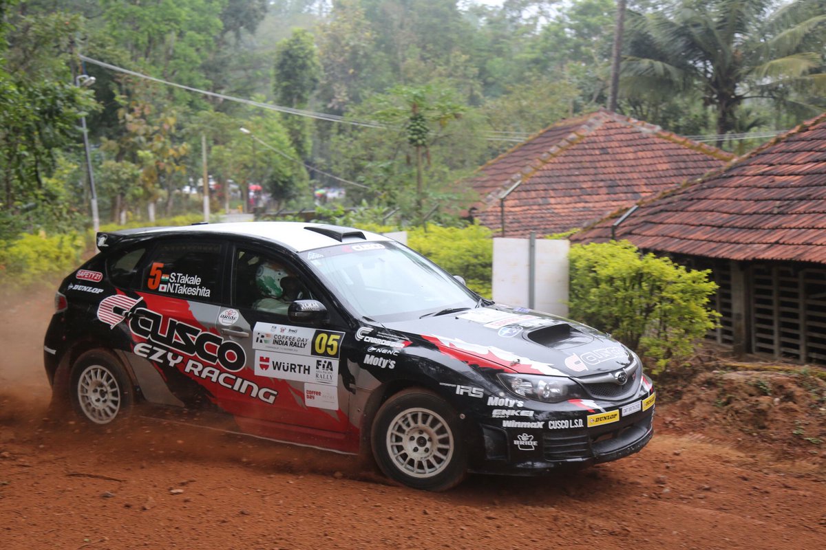 FIAaprc's tweet photo. Local driver Sanjay Takale enjoying the roads at his home event - #IndiaRally - SS1 about to start #APRC https://t.co/gKfDzg7WNp