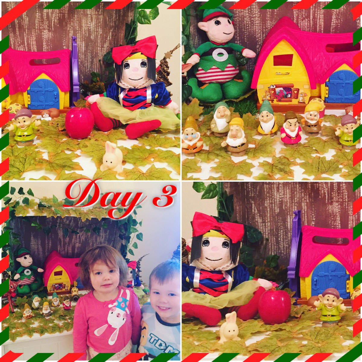 ashleelouise7's tweet photo. Day 3- Snow White and the '8' dwarfs ❤️🍎 #ElmaandErnie #elfonashelf https://t.co/jq5ftsB2EQ