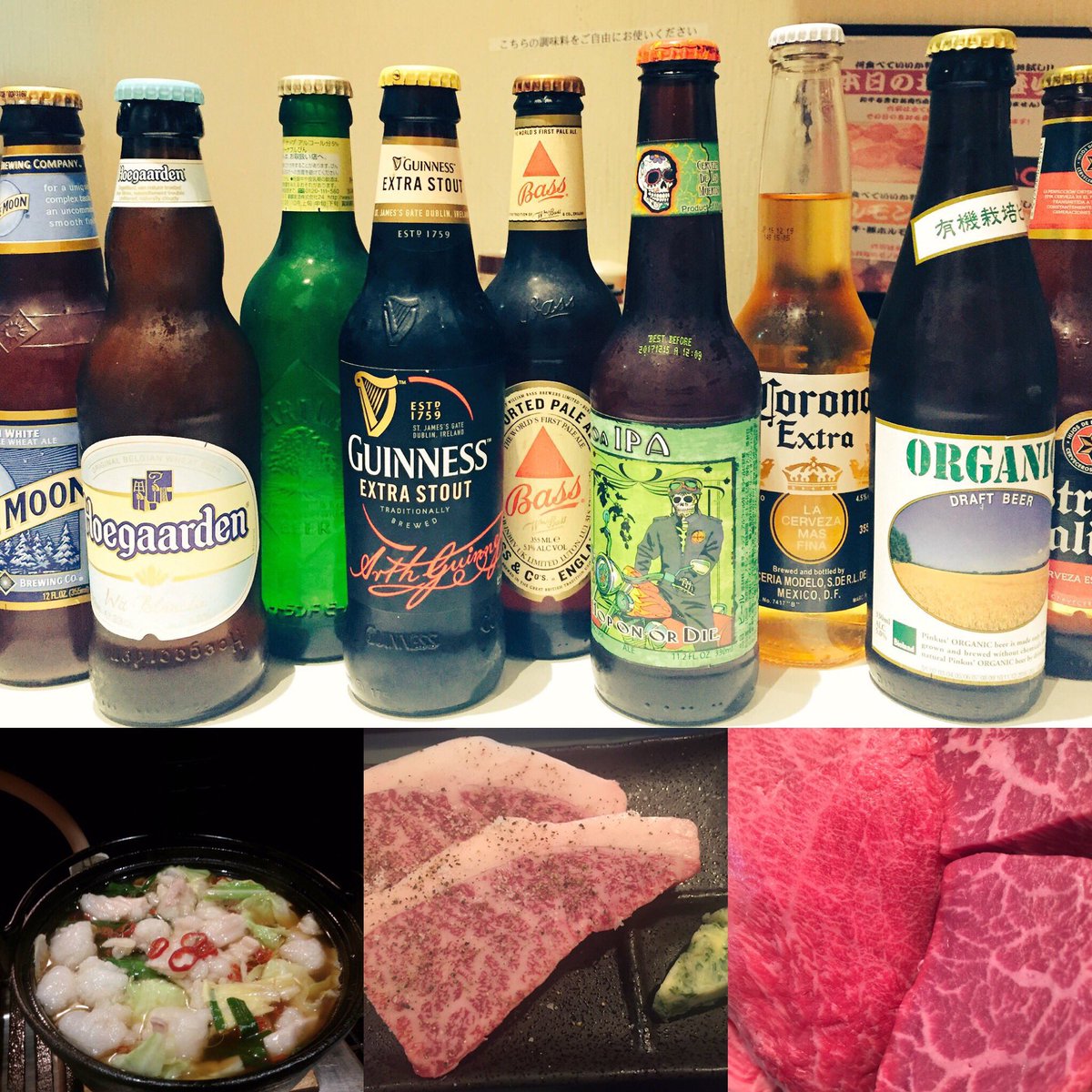 BEEF_WORKS's tweet photo. 西荻窪立喰焼肉BEEFWORKS
オープンしてます!
当店は一枚単位(少量)から頼める店!
上級な質に拘ったお肉!
海外ビールが豊富で安い!
焼肉以外(今の時期なら鍋)も豊富!
毎日のーんびり営業してます
(●´ω`●)
#西荻窪 #焼肉 #一人焼肉 #BEEFWORKS https://t.co/Jg9Z4pG74I