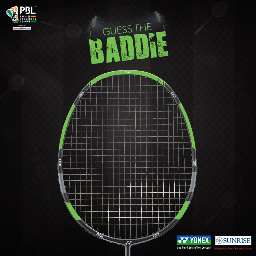 PBLIndiaLive's tweet photo. Here's the second question! Tell us which baddie is hidden behind this badminton racquet! Don't forget to use #BaddiesAreBack while replying https://t.co/9Wfp4O3CXC