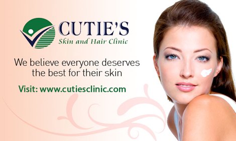 ApnaZon's tweet photo. 20% Discount on Skin Treatment @ #CutiesSkinAndHairClinic
https://t.co/afRNF0ofmK
#SkinAndHairTreatment #WartsRemoval #Stretchmarks #SunBurn https://t.co/9qGjXoYYnZ
