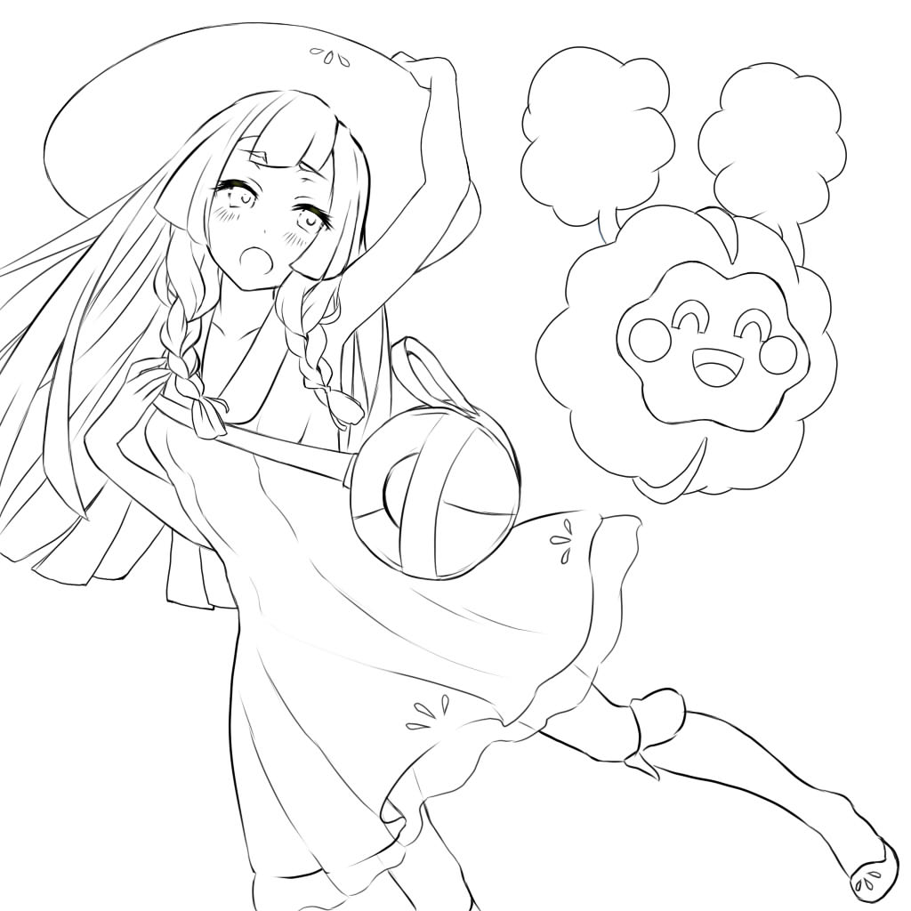 中華液タブ届いたのでリーリエちゃん描きました!22インチ大画面!

#リーリエ #ポケモン #Pokemon 