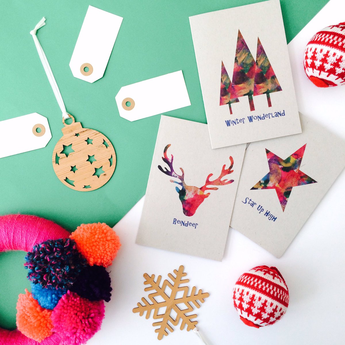 createcraftkits's tweet photo. To celebrate #SmallBizSatUK any order for #createcraftkits will get either a free Christmas card or a hand lettered gift tag. Link in bio! https://t.co/Fjotomxg6U