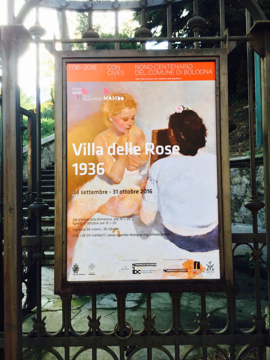 cardcultura's tweet photo. "Villa delle Rose 1936" tra le #mostre da vedere a #Bologna. Biglietto ridotto con la #CardMuseiBO #Concives #900bo 
https://t.co/GLtnkoAt0g https://t.co/hP3Tw0cgsy