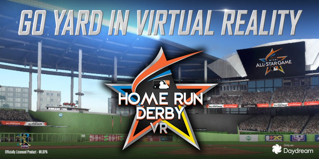 Go Yard in Virtual Reality! Home Run Derby VR is available now for Google #Daydream atmlb.com/2gReeUg https://t.co/64lPsSJPkQ