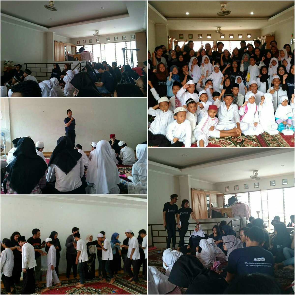 Acara Bakti Sosial peserta CMT XVI di Panti Aisyah, Setiabudi. Seneng liat kebersamaannya. 😇😘😍