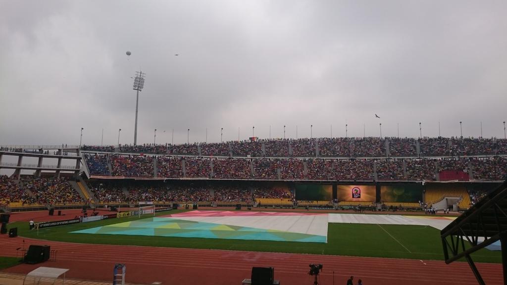 LadiesMarch's tweet image. Absolutely mental!  
The Africa Women Cup of Nations final between Nigeria and Cameroon has seen the crowd here since 5am. Game at 3:30pm 😱